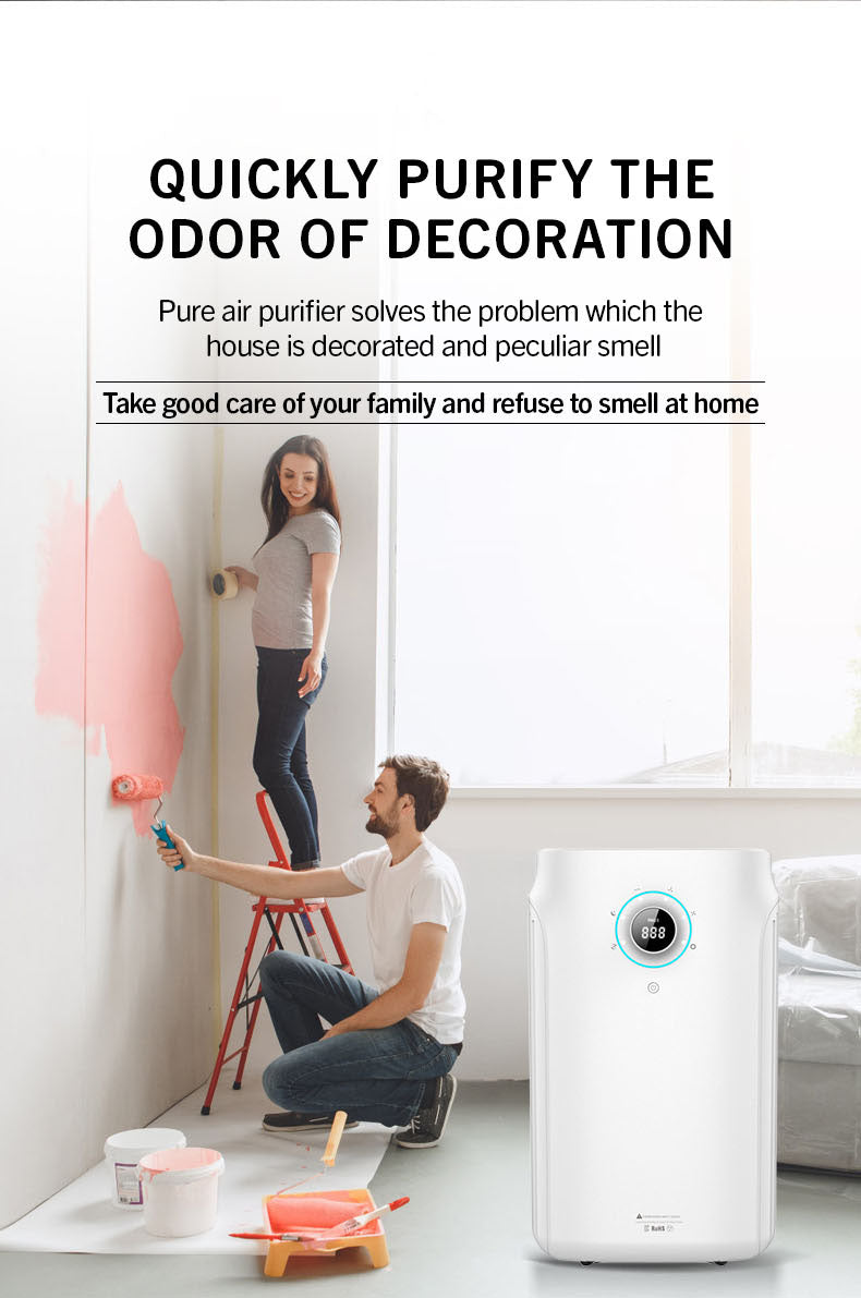 Air Purifier for Large Space House Household High Cadr Air Fresher & High Effective formaldehyde Removal Machine YDKJ700F-S82022