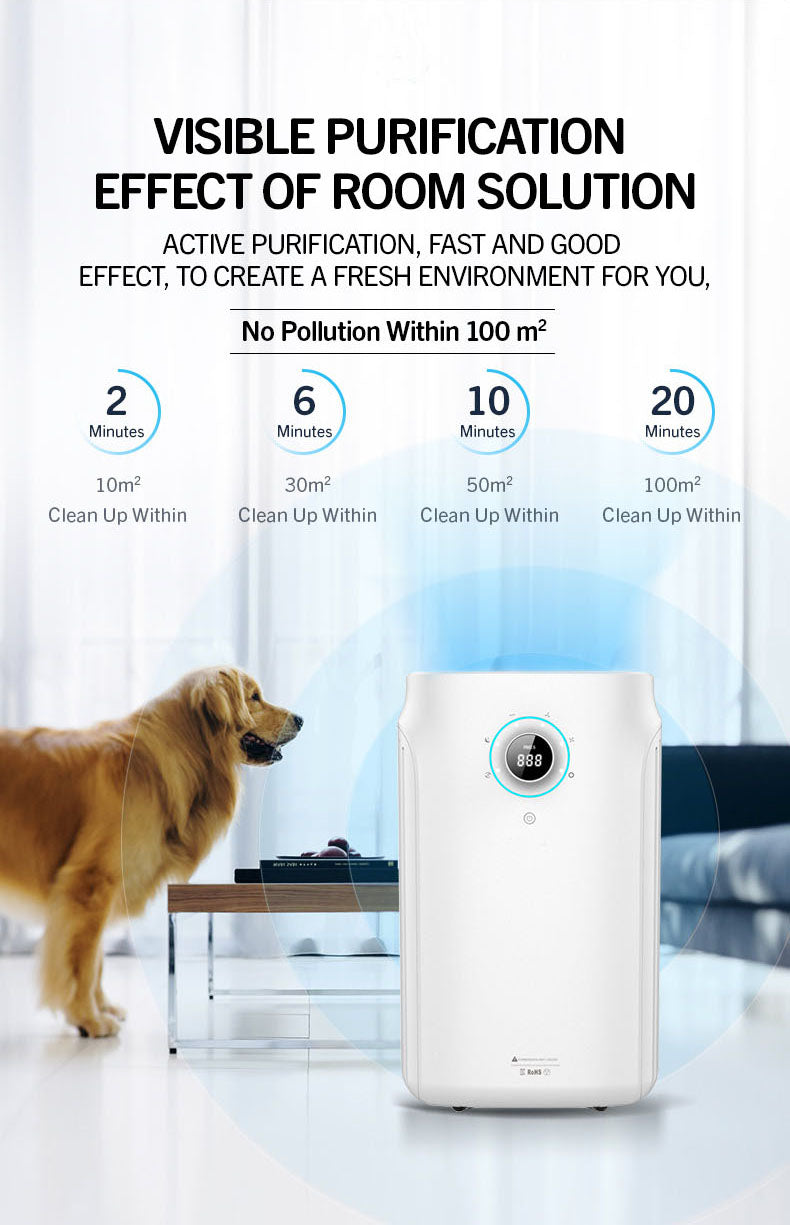 Air Purifier for Large Space House Household High Cadr Air Fresher & High Effective formaldehyde Removal Machine YDKJ700F-S82022