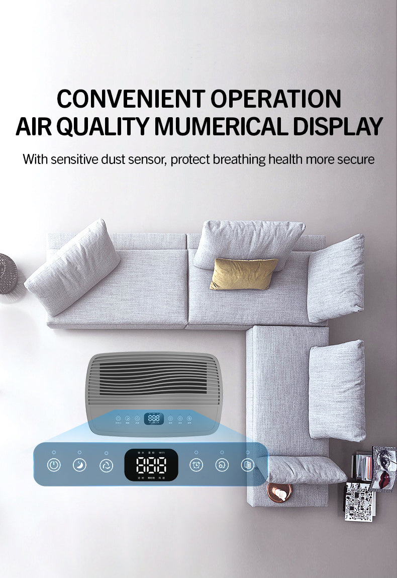 Portable Air Cleaner with Constant Humidification YDKJ310F-E82022
