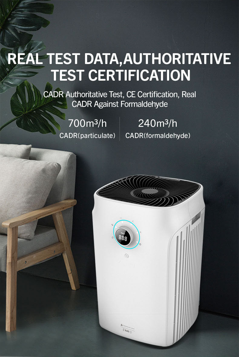 Air Purifier for Large Space House Household High Cadr Air Fresher & High Effective formaldehyde Removal Machine YDKJ700F-S82022