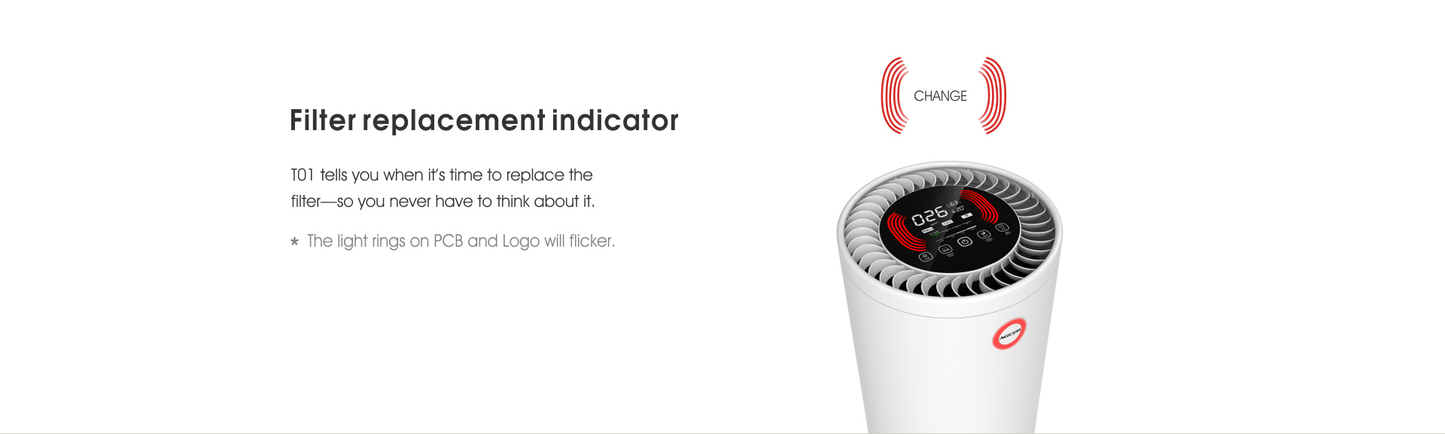 Household Indoor Air Purifier With true hepa Active Carbon Filter Designed for allergy sufferers-YD600F-T012022