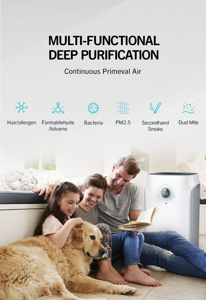 Air Purifier for Large Space House Household High Cadr Air Fresher & High Effective formaldehyde Removal Machine YDKJ700F-S82022