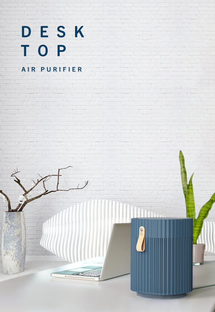 Quadrate Portable Desktop Air Purifier for Babyroom with H13 True HEPA Filter YDKJ150-D08-32022