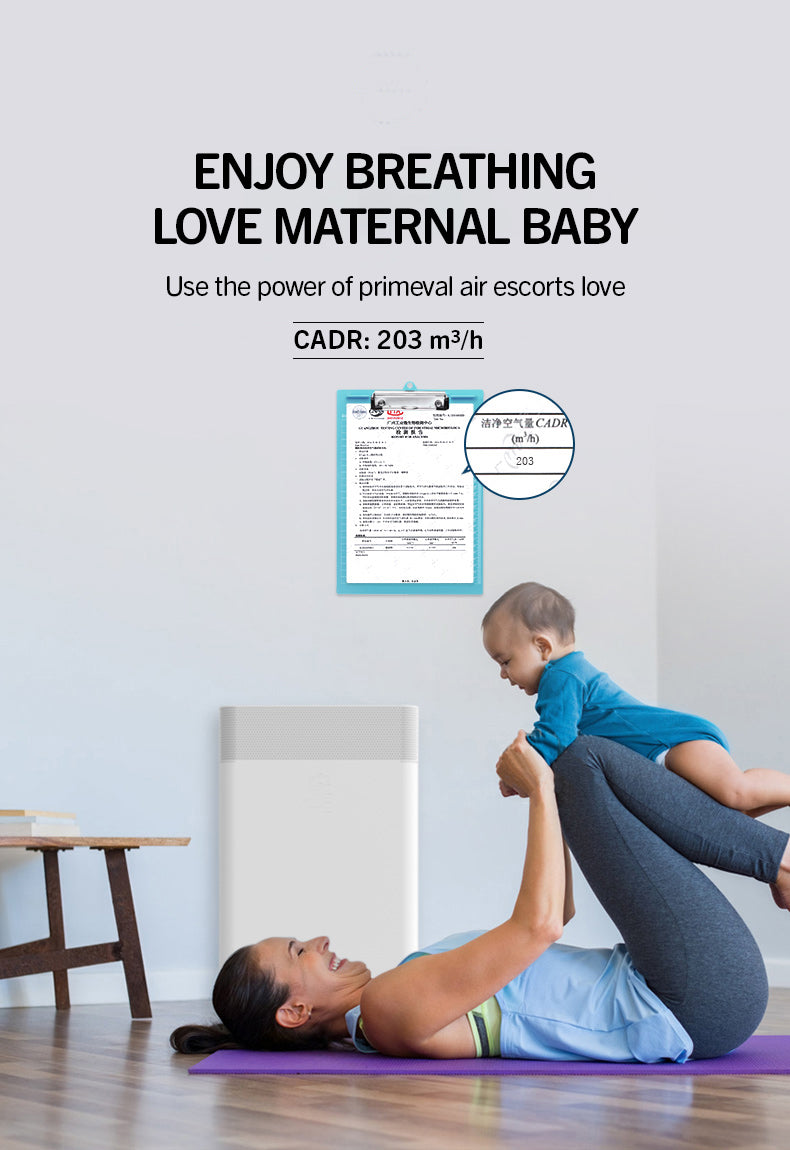 Air Purifier For Babyroom Anti-allergy & Remove Haze, Pm2.5, Pollen, Etc.YDKJ210F-E72022