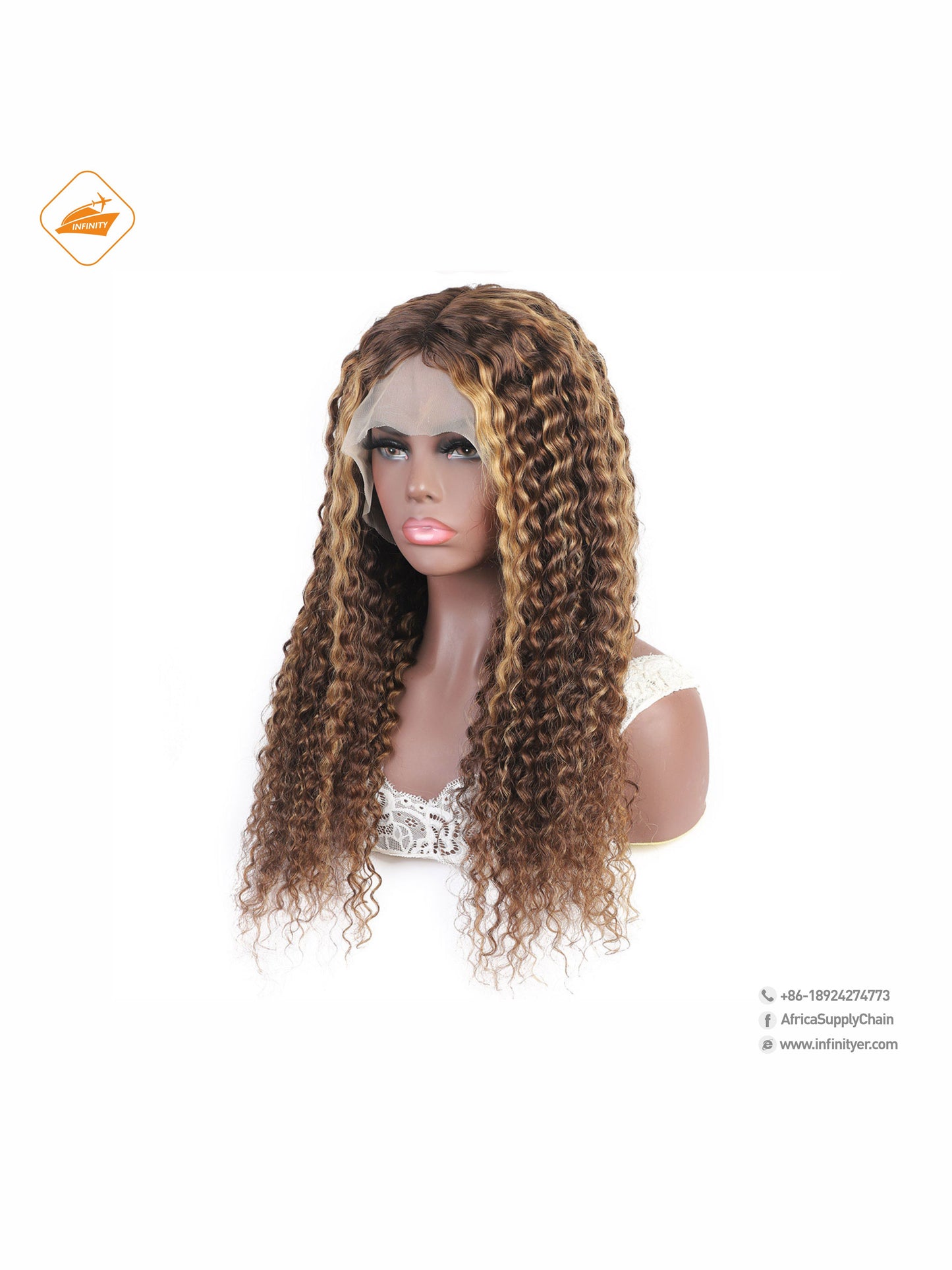 lace wig 13*4 P色 curly