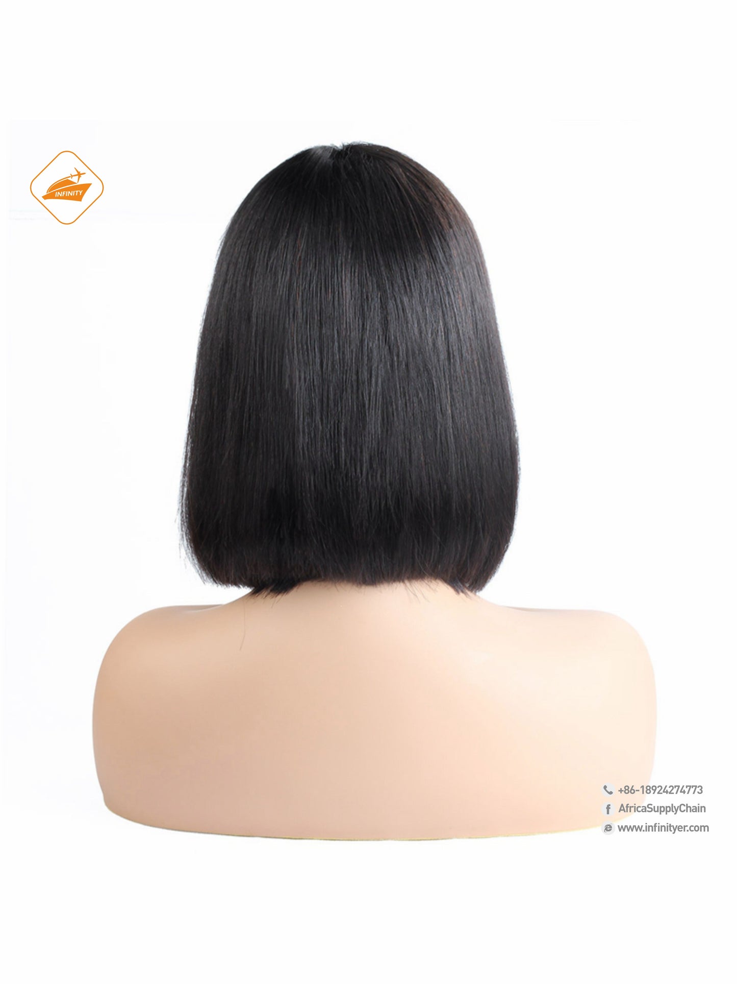 Straight Short Bob 13x4 Lace Front Human Hair Wig