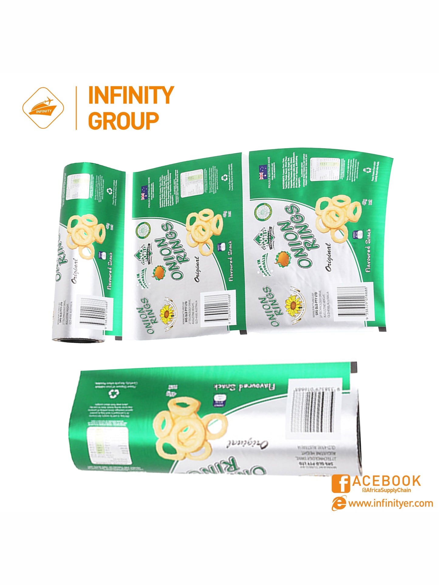 Customized Printing Packaging Film Food Packing Roll Film