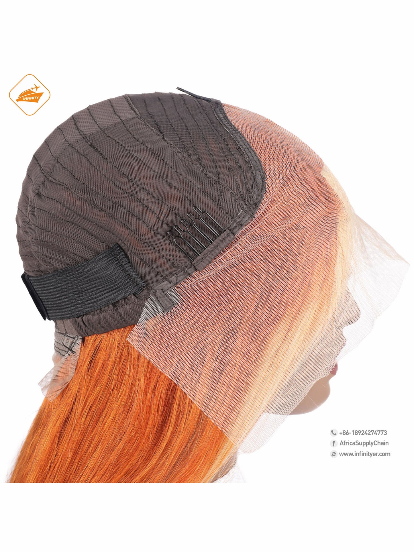 lace wig 13*4 新款色发 Ginger挑染613-body