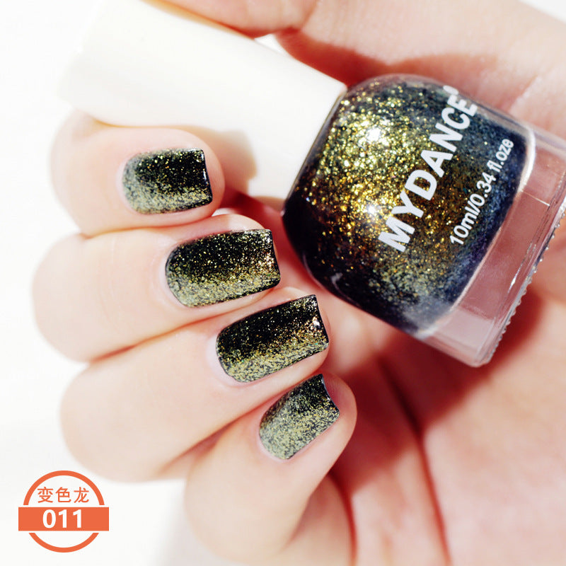 Starry Chameleon Nail Polish Color Changing Nail Art