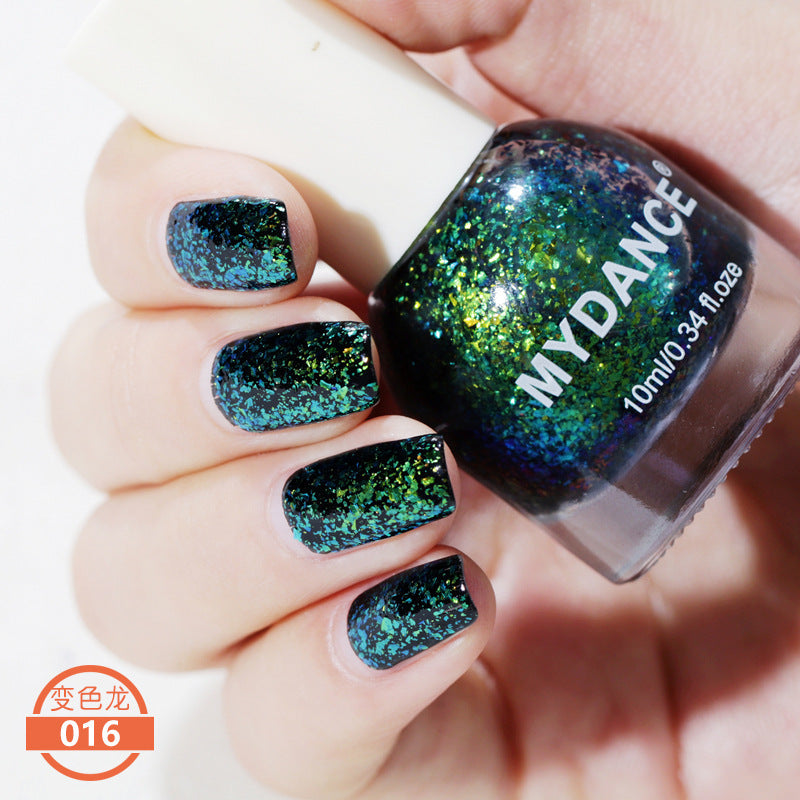 Starry Chameleon Nail Polish Color Changing Nail Art
