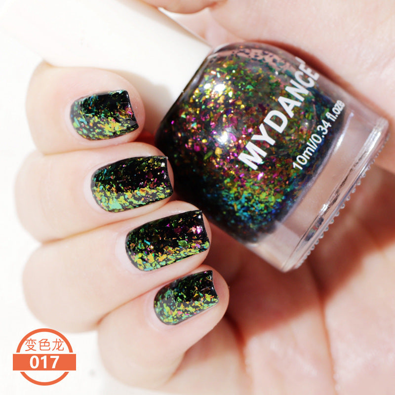 Starry Chameleon Nail Polish Color Changing Nail Art