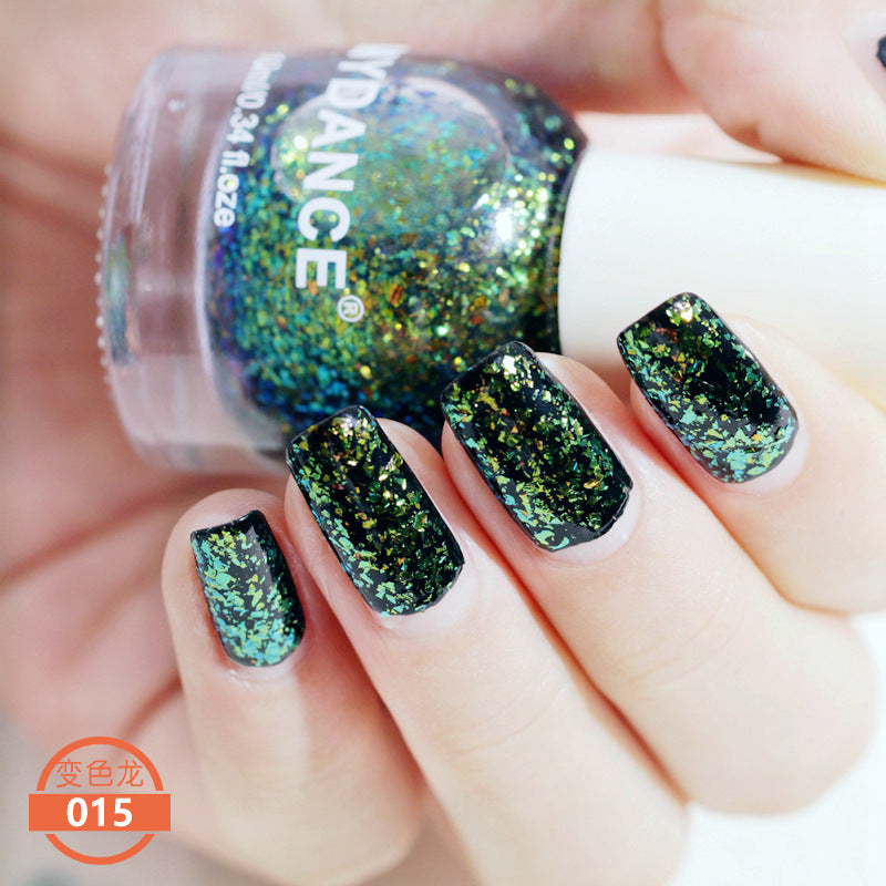 Starry Chameleon Nail Polish Color Changing Nail Art