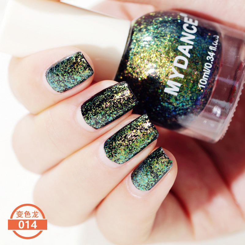 Starry Chameleon Nail Polish Color Changing Nail Art