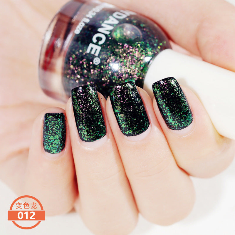 Starry Chameleon Nail Polish Color Changing Nail Art