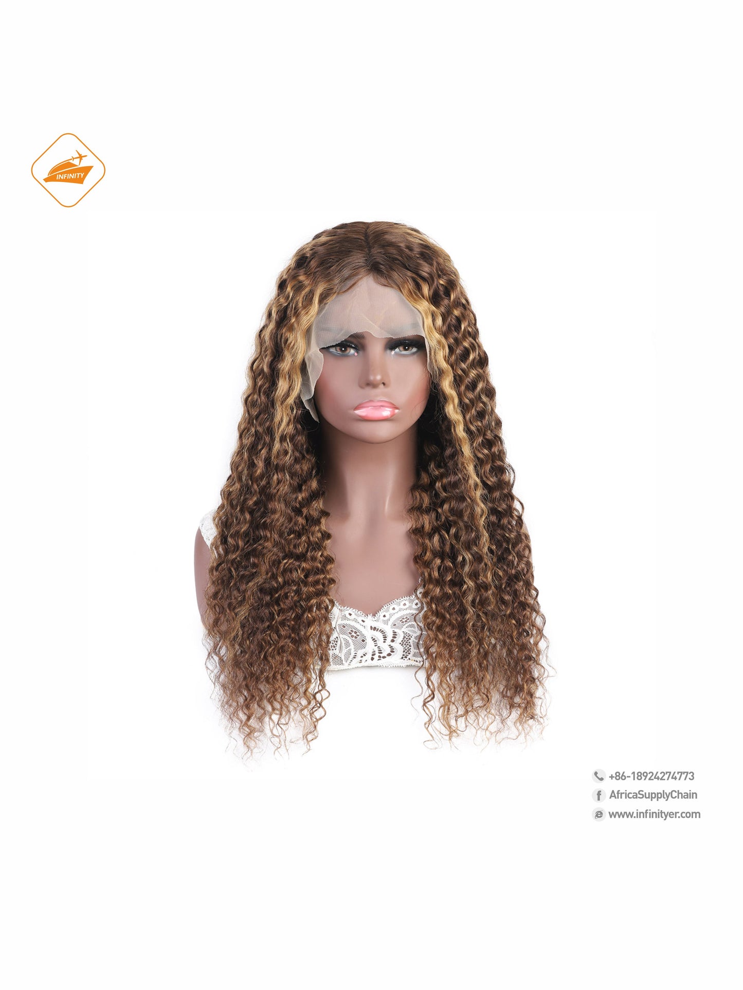 lace wig 13*4 P色 curly