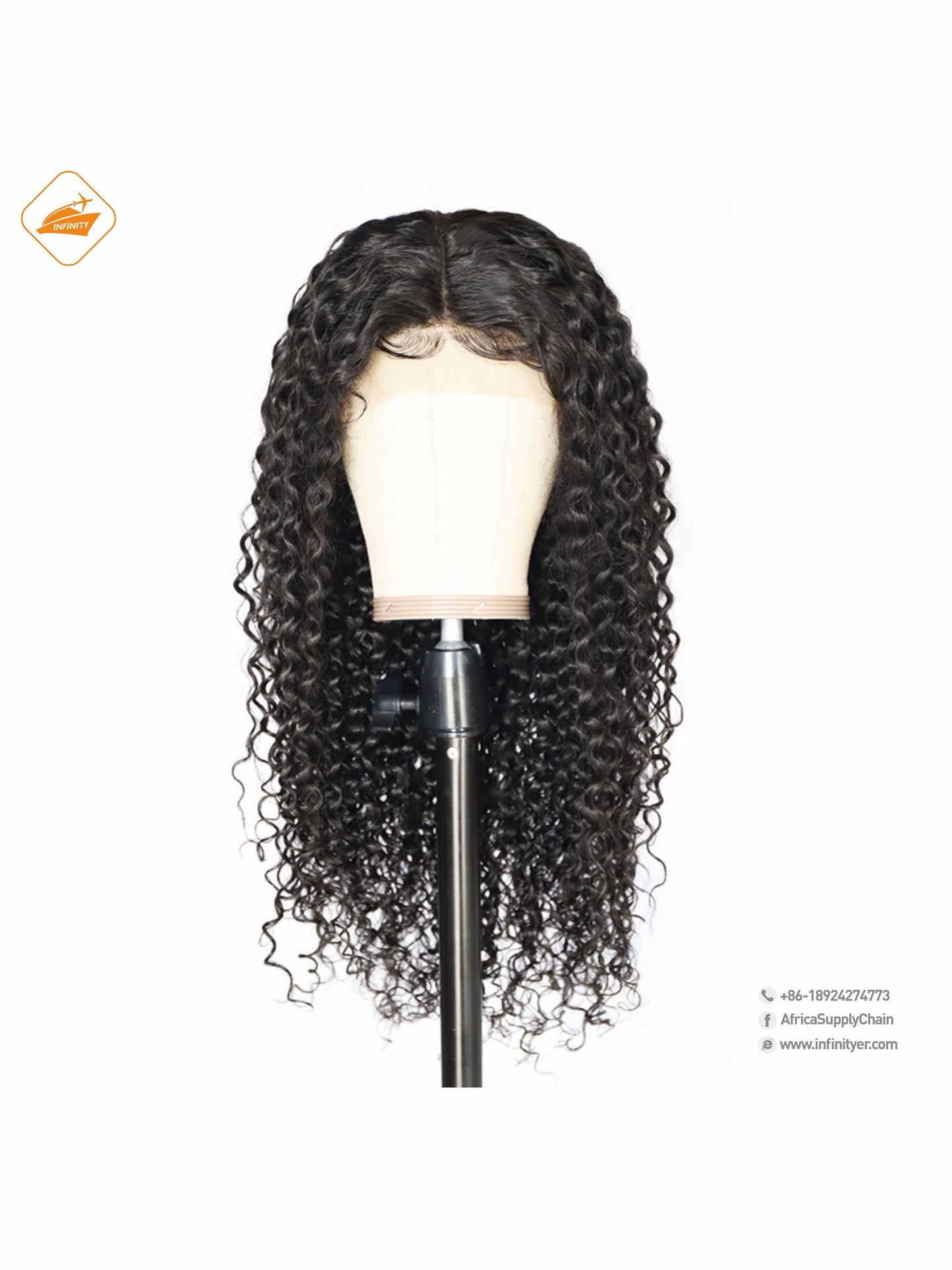 lace wig 13*4 自然色 curly