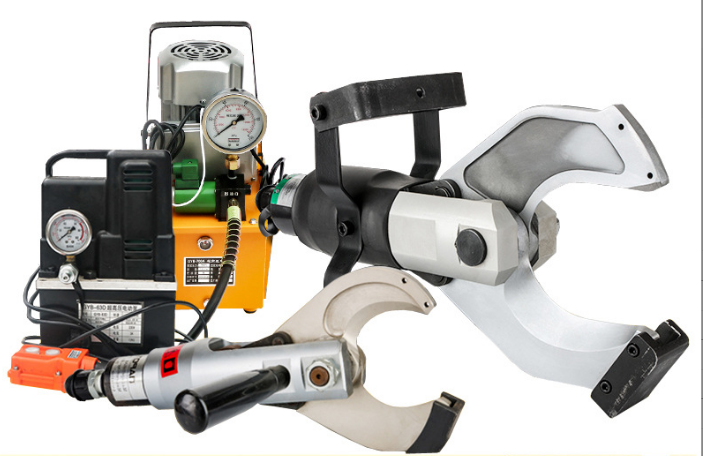 Split type electro-hydraulic cable cutter cable cutter