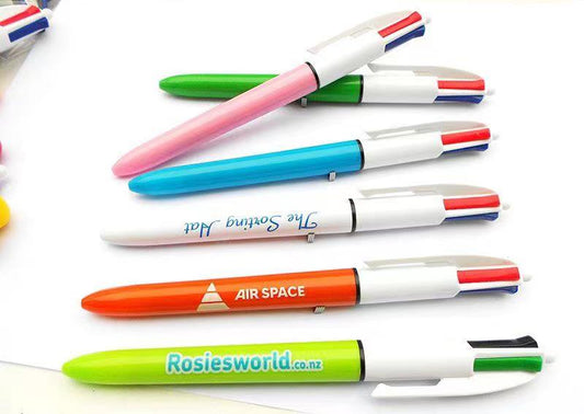 Advertising gift-Four color pen Multicolor pen holder