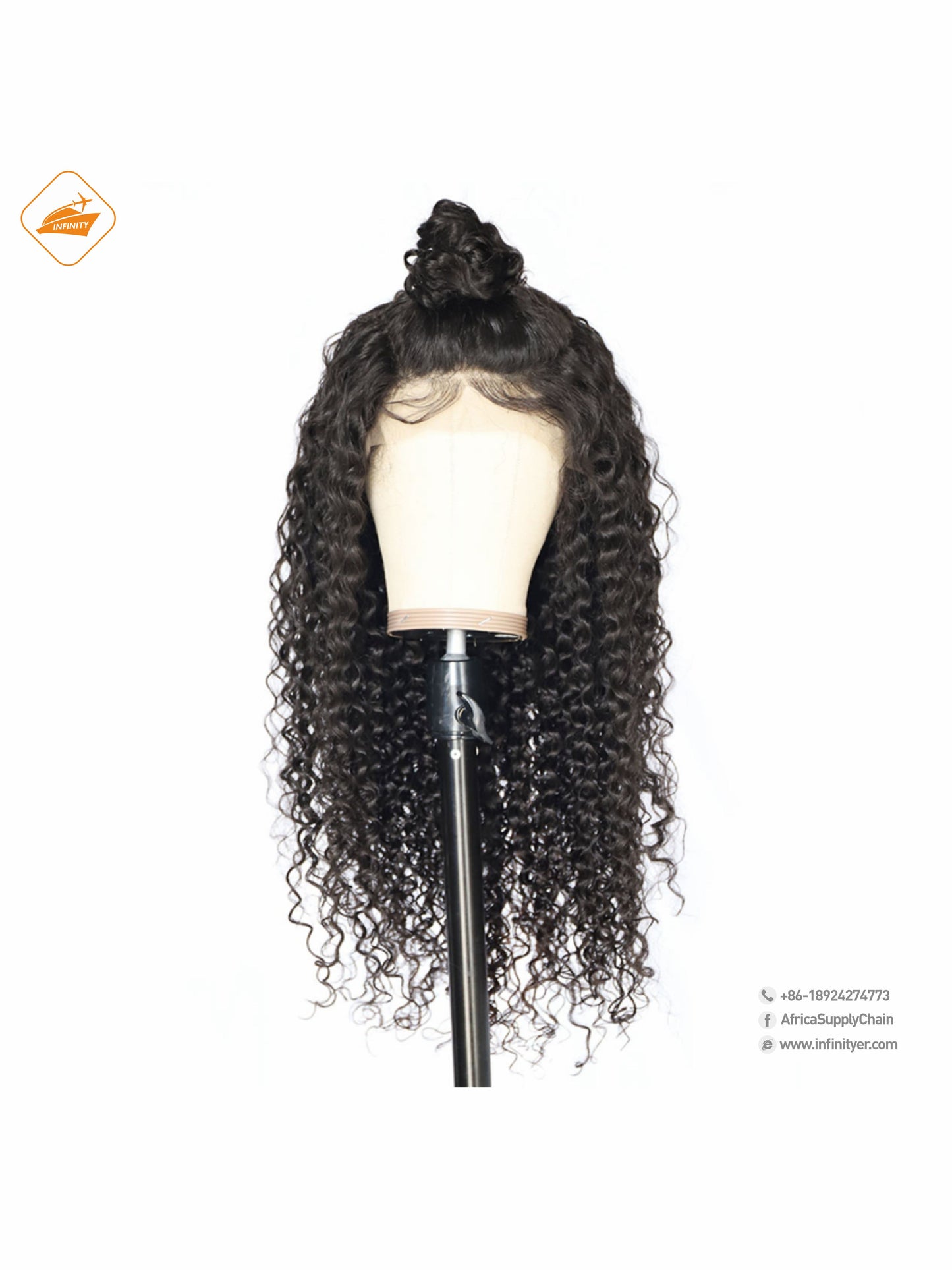 lace wig 13*4 自然色 curly