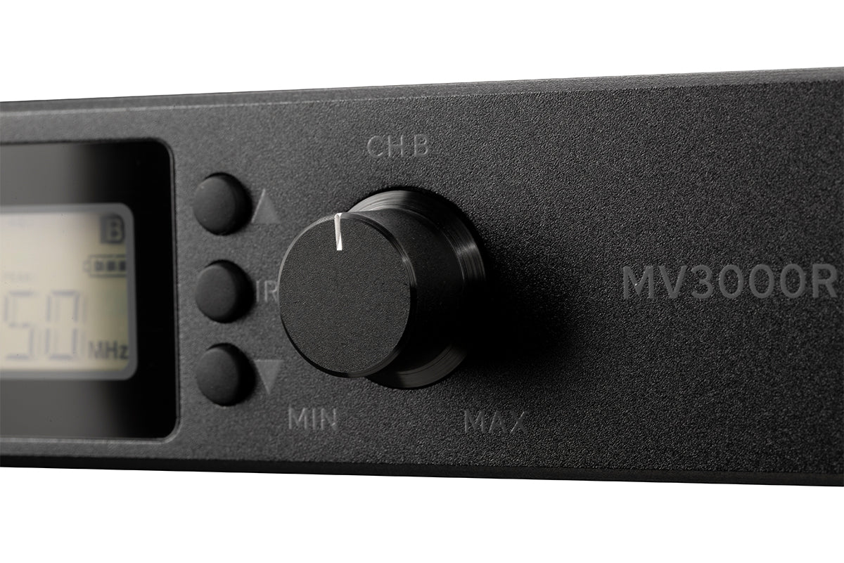 Wireless Microphone Set MV3000-H2 One Receiver with Two Microphones