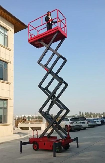 6M Push Around Mobile Scissor Lift