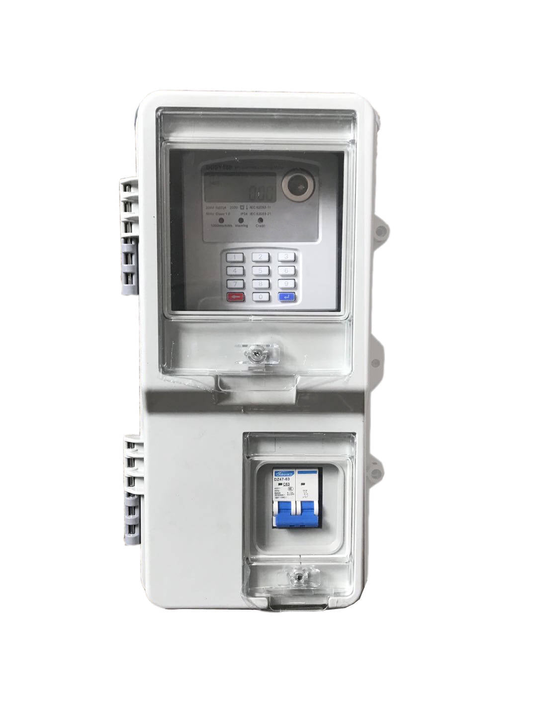 STS Prepaid Keypad Single Phase Energy Meter (LORA-RF)