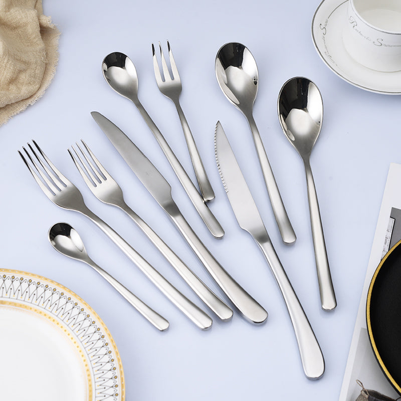 Stainless Steel Western Food Knife Fork Spoon