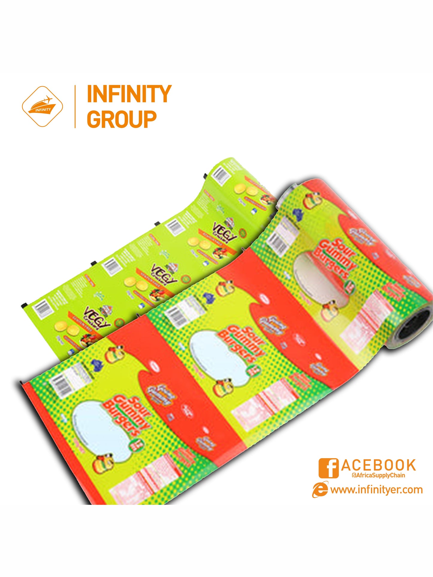 Customized Printing Packaging Film Food Packing Roll Film