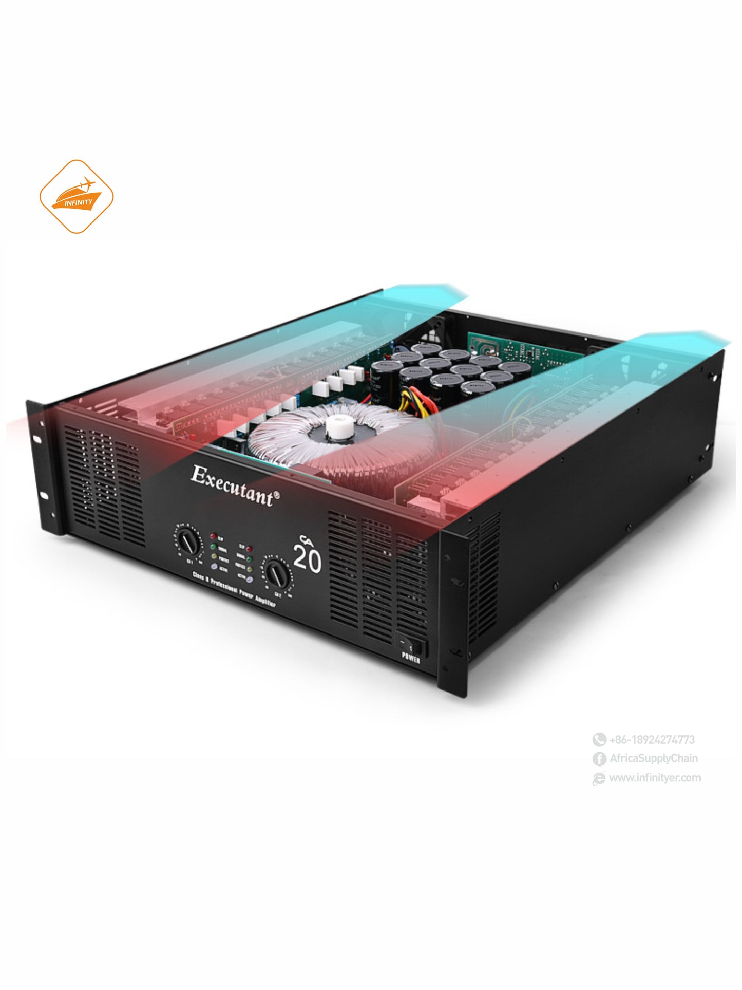 CA professional power amplifier double channel high power pure post-grade power amplifier bar stage wedding performance power factory direct sales