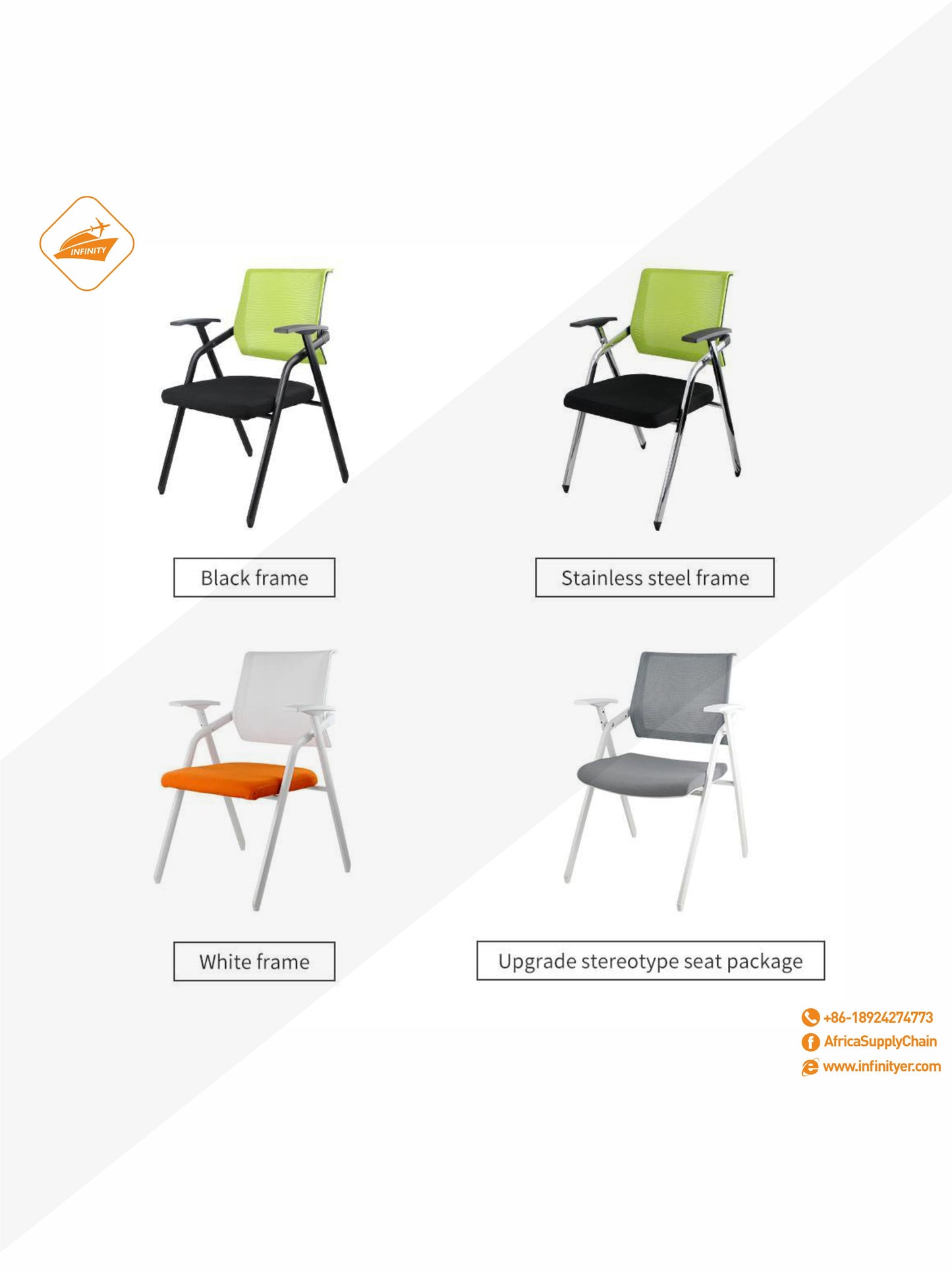 999-14 Meeting Chair with Writing Board