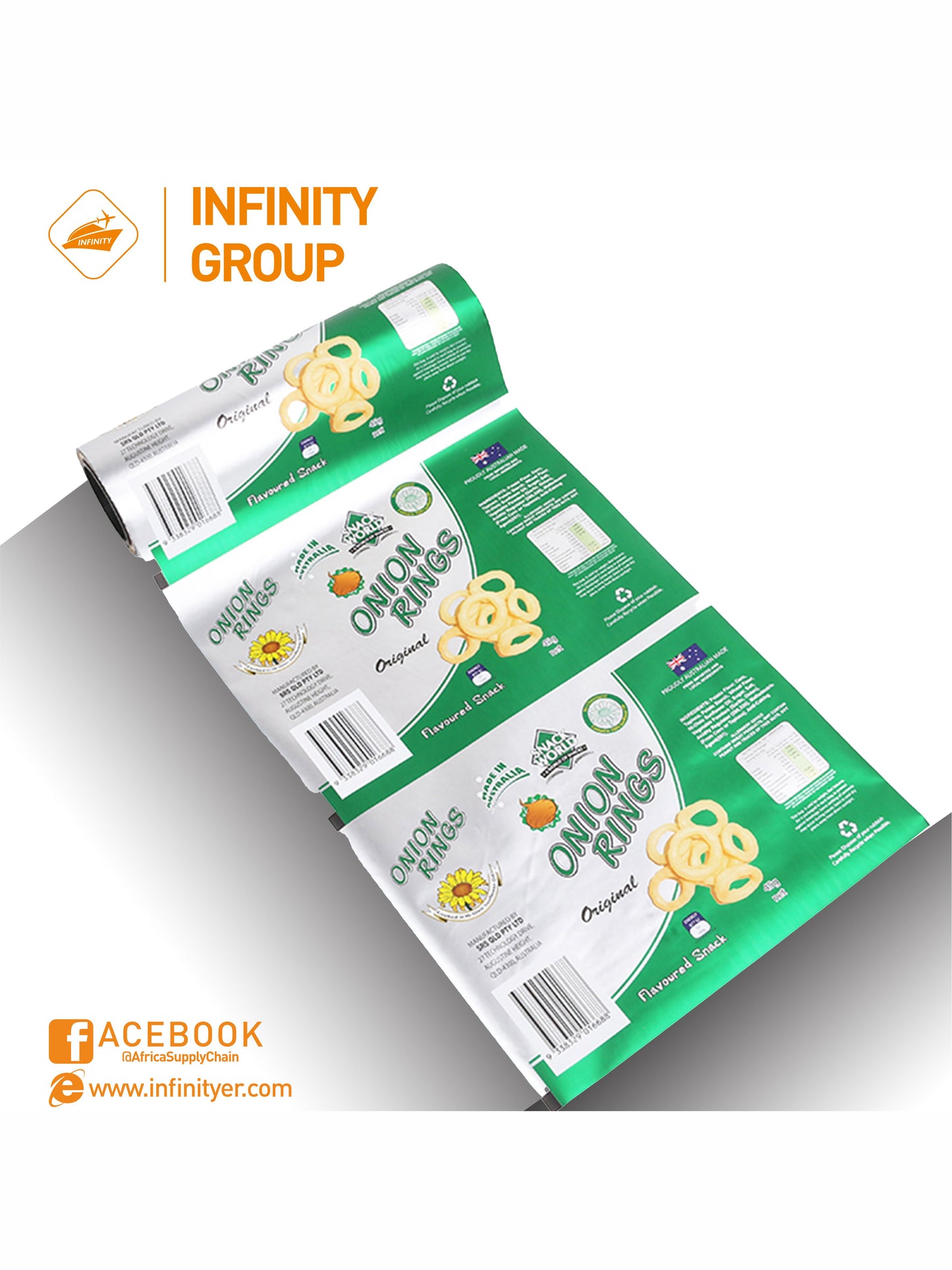Customized Printing Packaging Film Food Packing Roll Film
