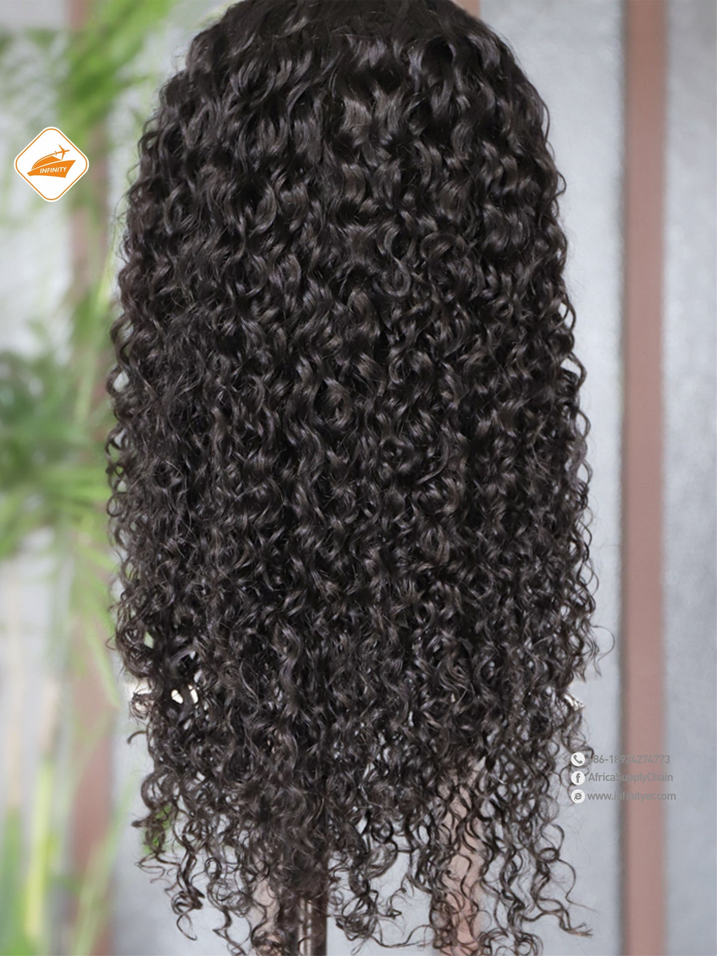 lace wig 13*4 自然色 curly