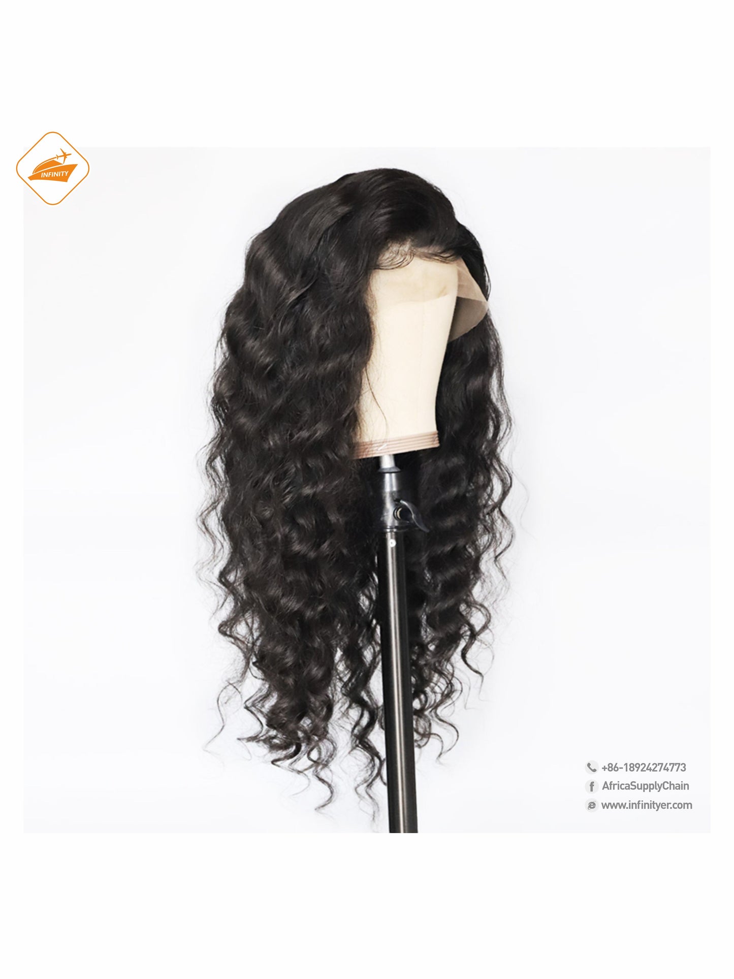 lace wig 13*4  自然色  loose deep