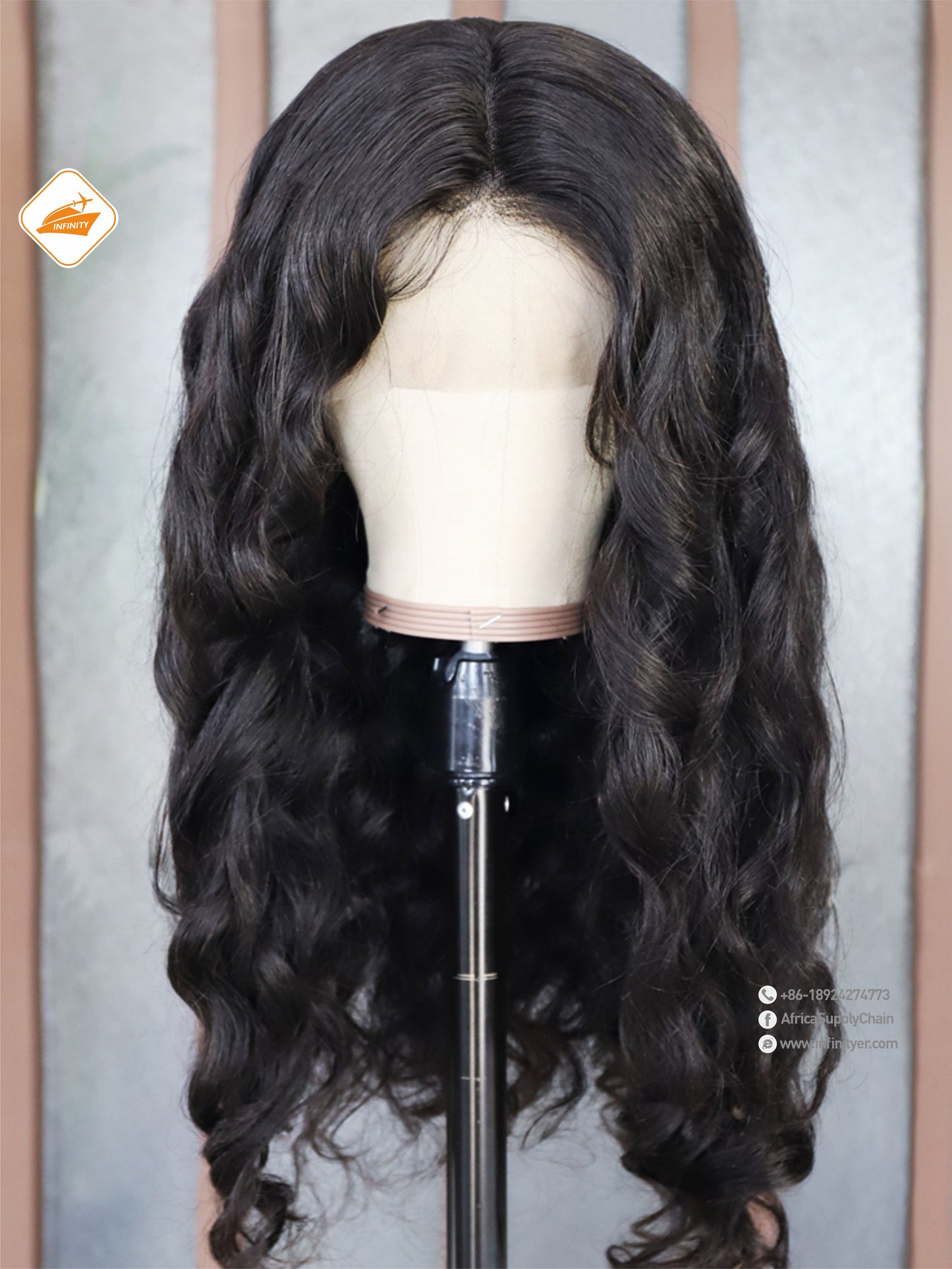 lace wig 13*4  自然色  loose