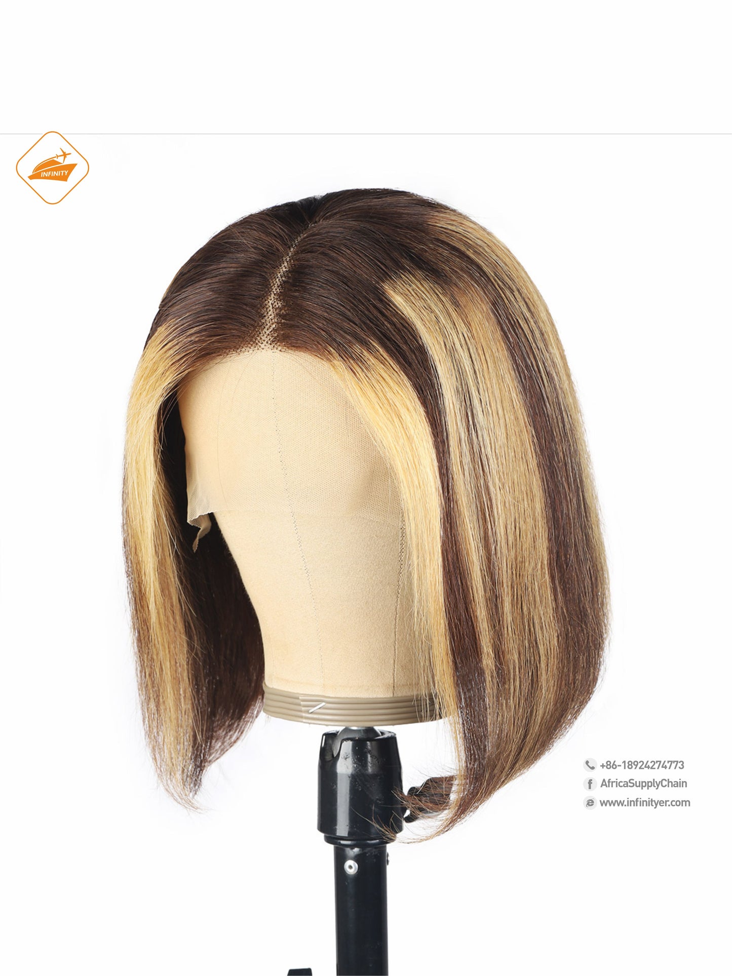 lace wig 13*4 P色 bob