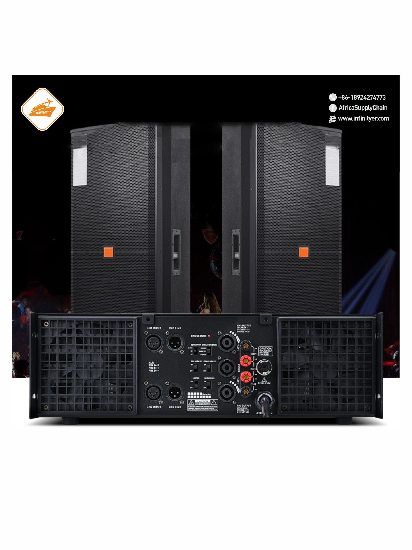 CA professional power amplifier double channel high power pure post-grade power amplifier bar stage wedding performance power factory direct sales