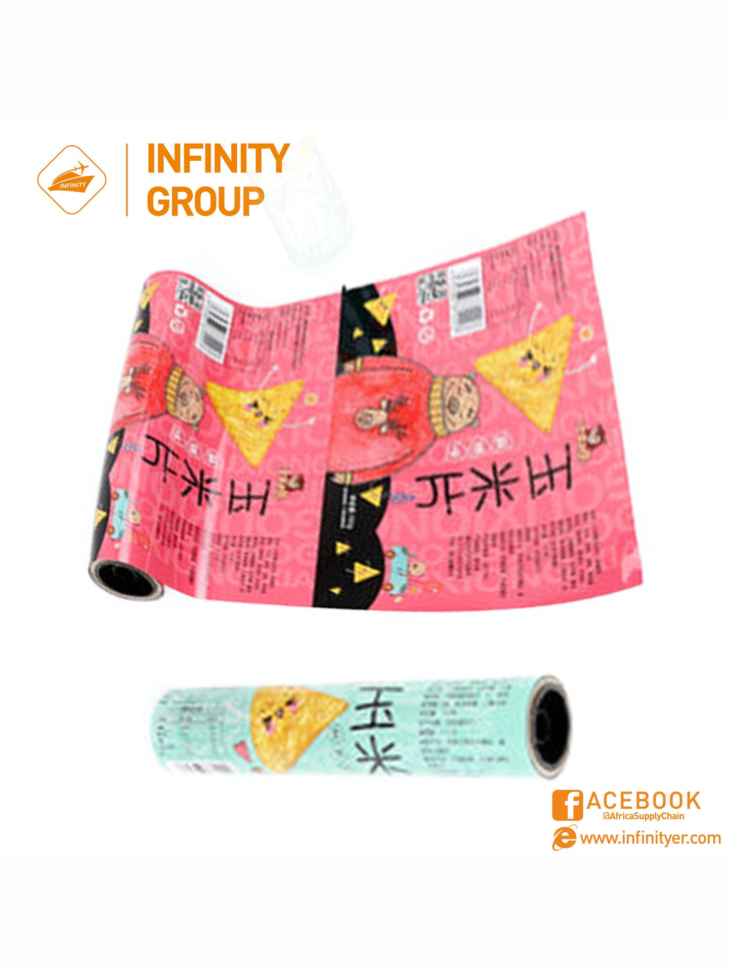 Customized Printing Packaging Film Food Packing Roll Film