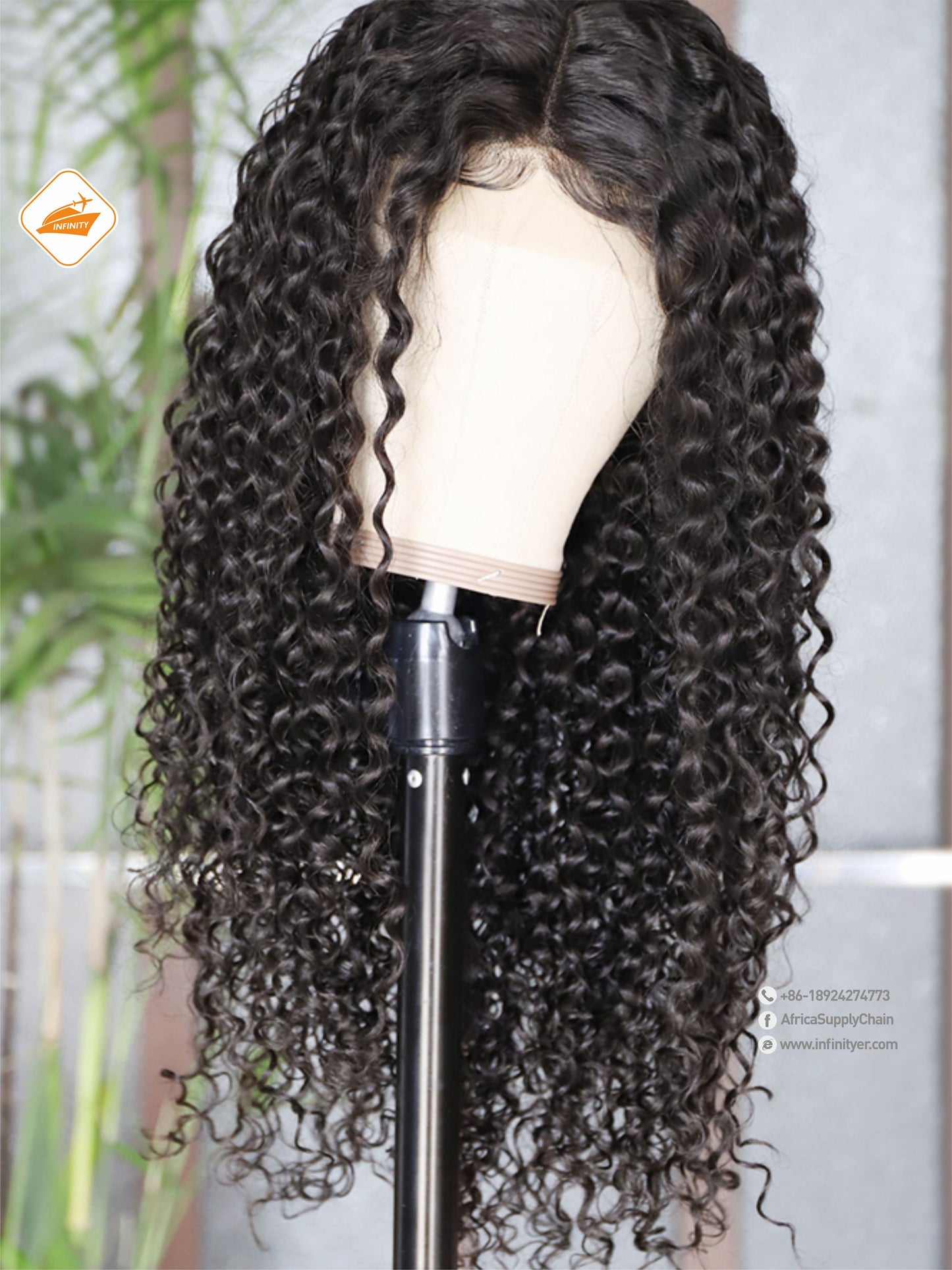 lace wig 13*4 自然色 curly