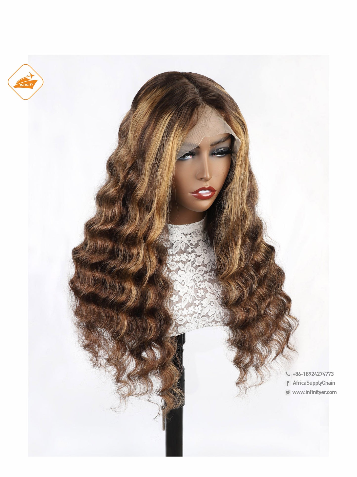 lace wig 13*4 P色loose deep