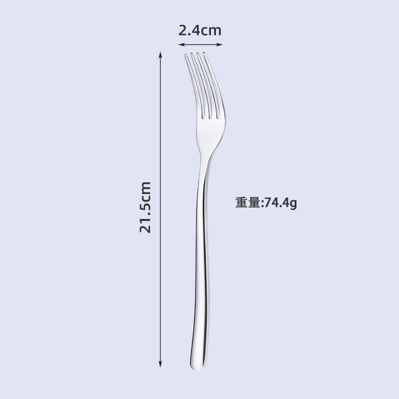 Stainless Steel Western Food Knife Fork Spoon