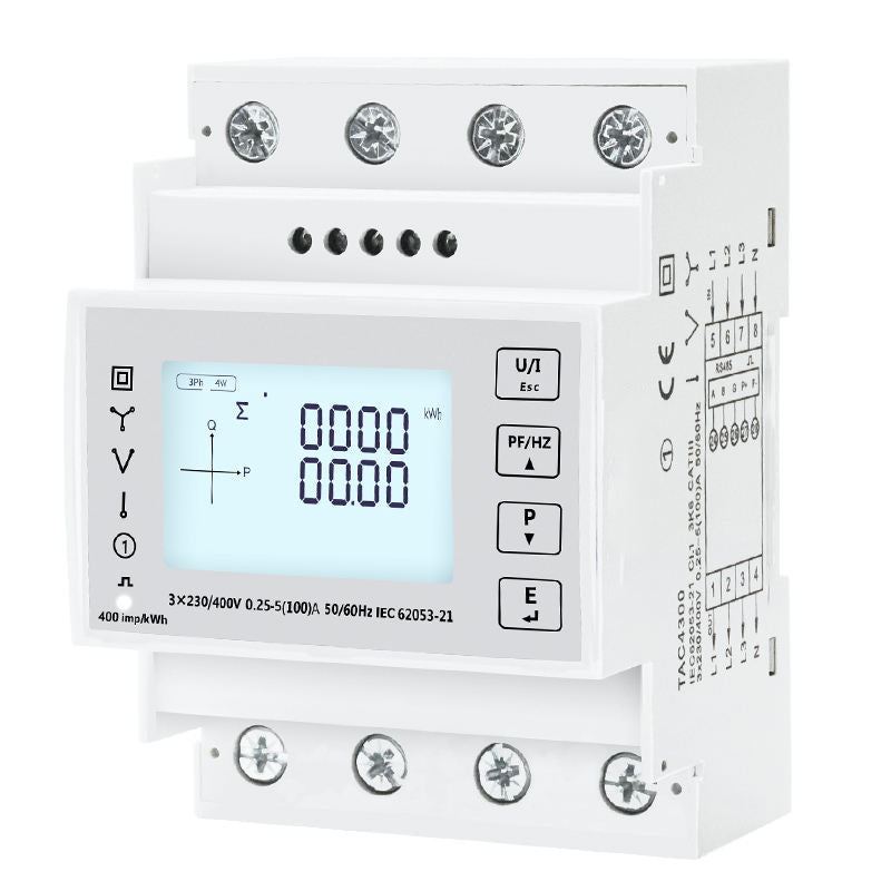 Three Phase Multi-function Energy Meter 3 Phase Din Rail Energy Meters RS485 YDTAC43002022