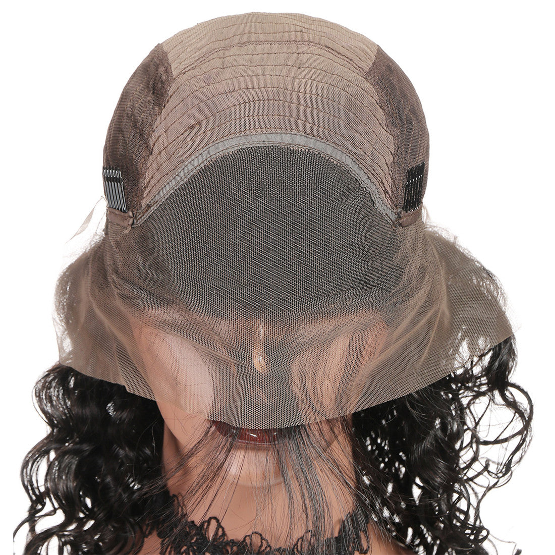 4*4 Closure Human Hair Lace Wig Raw Brazilian Human Hair Water Wave for Black Women