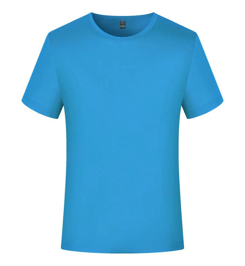 Cotton t-shirt custom logo round neck short-sleeved corporate work clothes printing class clothes party clothes advertising cultural shirts diy