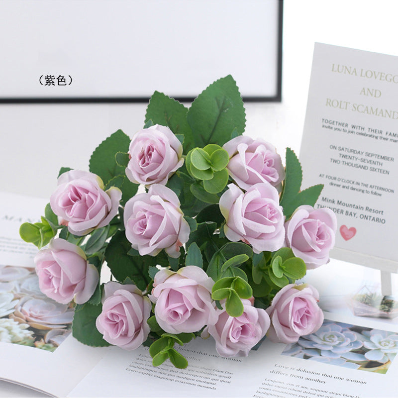 Simulation Rose Wedding Bouquet Wedding Home Decoration