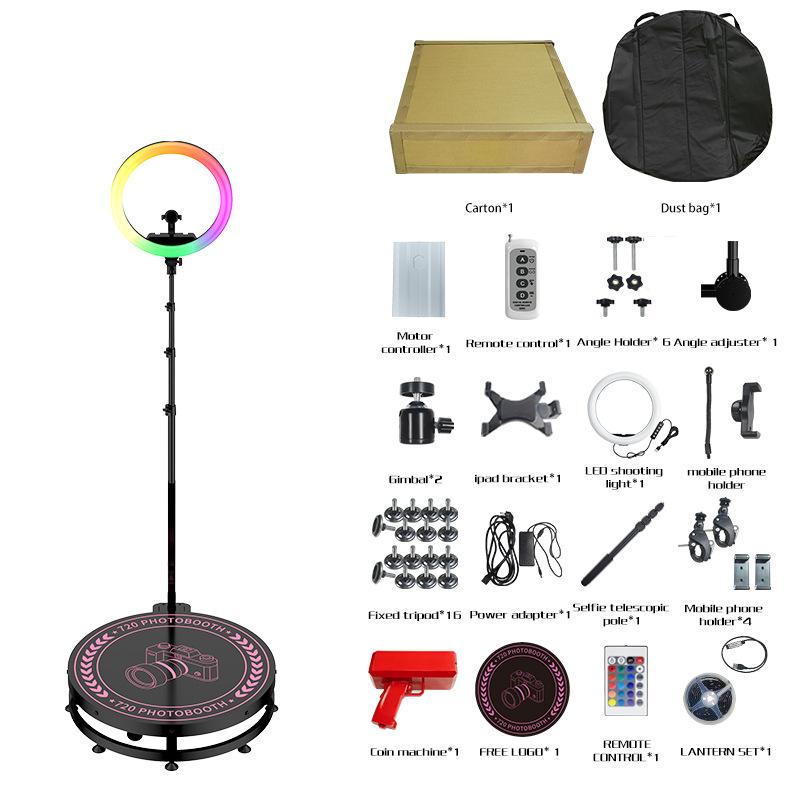360 Photo Booth Automatic Photobooth Machine Video Camera