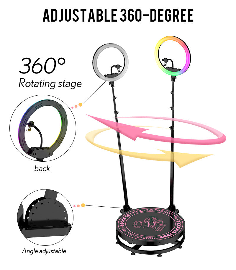 360 Photo Booth Automatic Photobooth Machine Video Camera