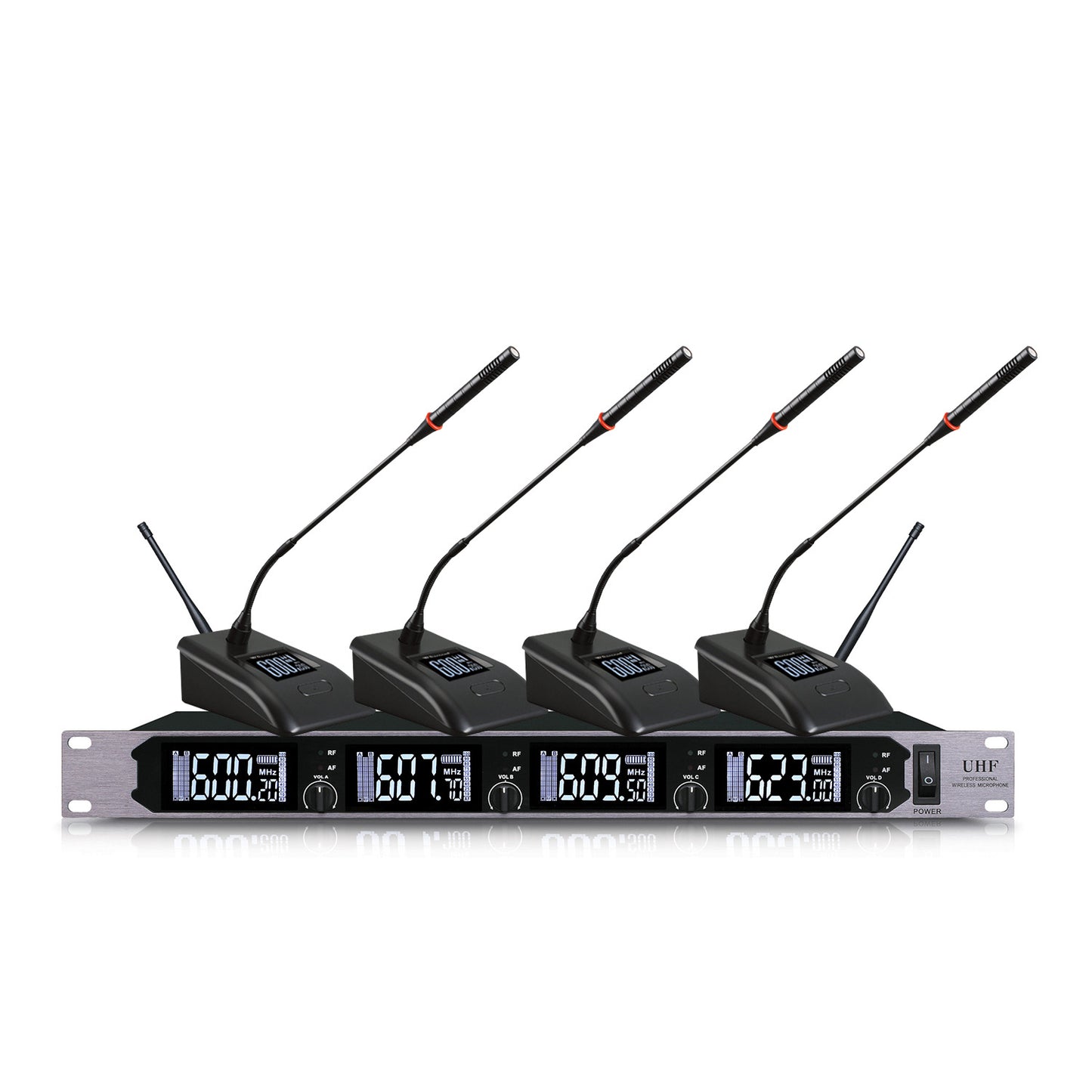 One Drag Four Wireless Microphone Microphone Stage Performance Conference Handheld Microphone Gooseneck Microphone
