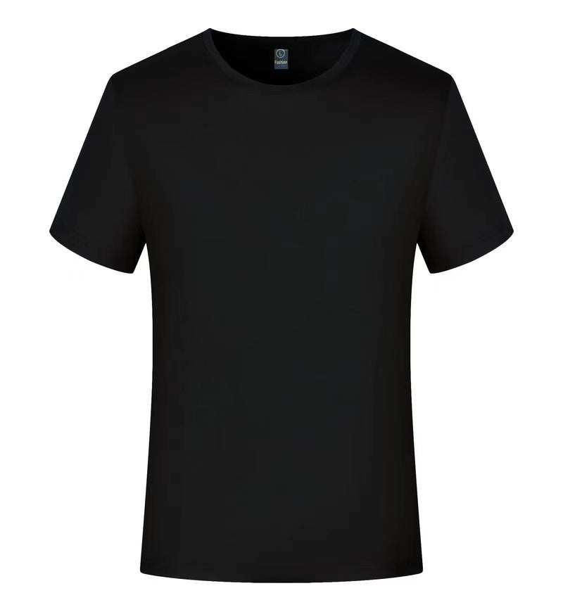Cotton t-shirt custom logo round neck short-sleeved corporate work clothes printing class clothes party clothes advertising cultural shirts diy