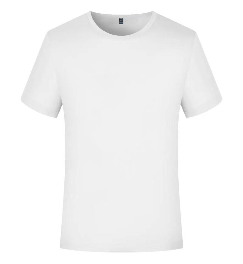 Cotton t-shirt custom logo round neck short-sleeved corporate work clothes printing class clothes party clothes advertising cultural shirts diy