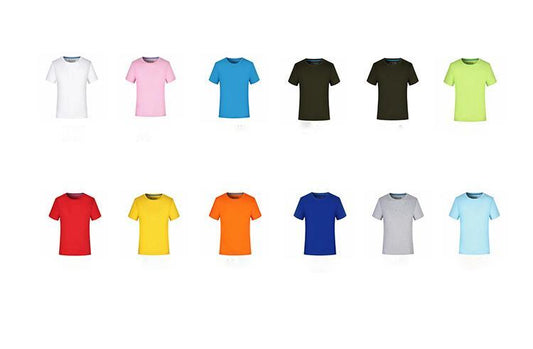 Cotton t-shirt custom logo round neck short-sleeved corporate work clothes printing class clothes party clothes advertising cultural shirts diy